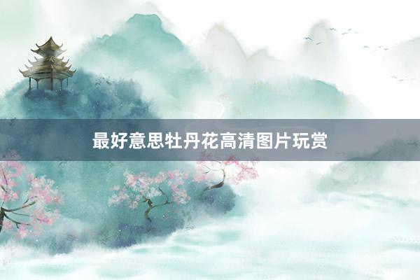 最好意思牡丹花高清图片玩赏